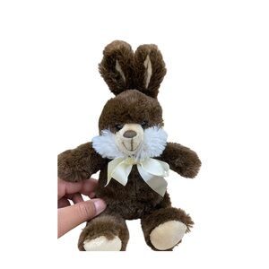 DANDEE CHOCOLATE SCENTED BROWN EASTER BUNNY PLUSH ANIMAL 7"